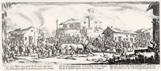 Scène de la guerre de Trente Ans